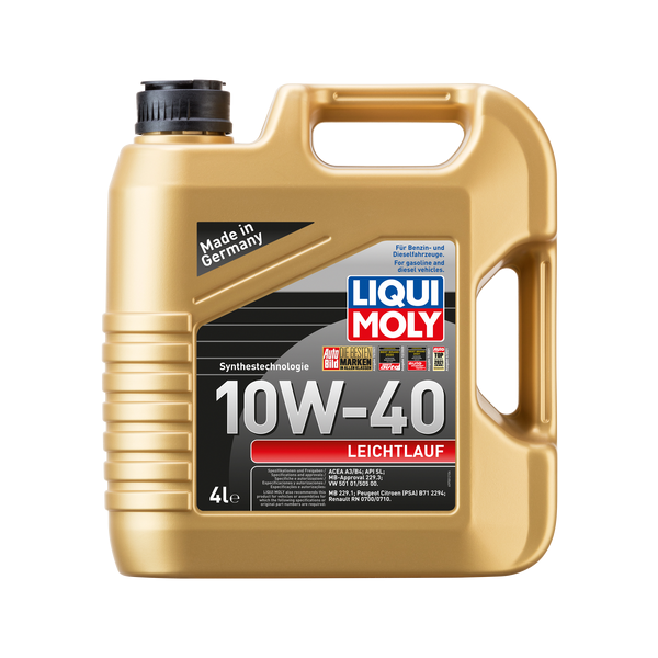 ليكوى مولى زيت هاي تيك ذهبى 10W_40 (لتر4) نصف تخليقى